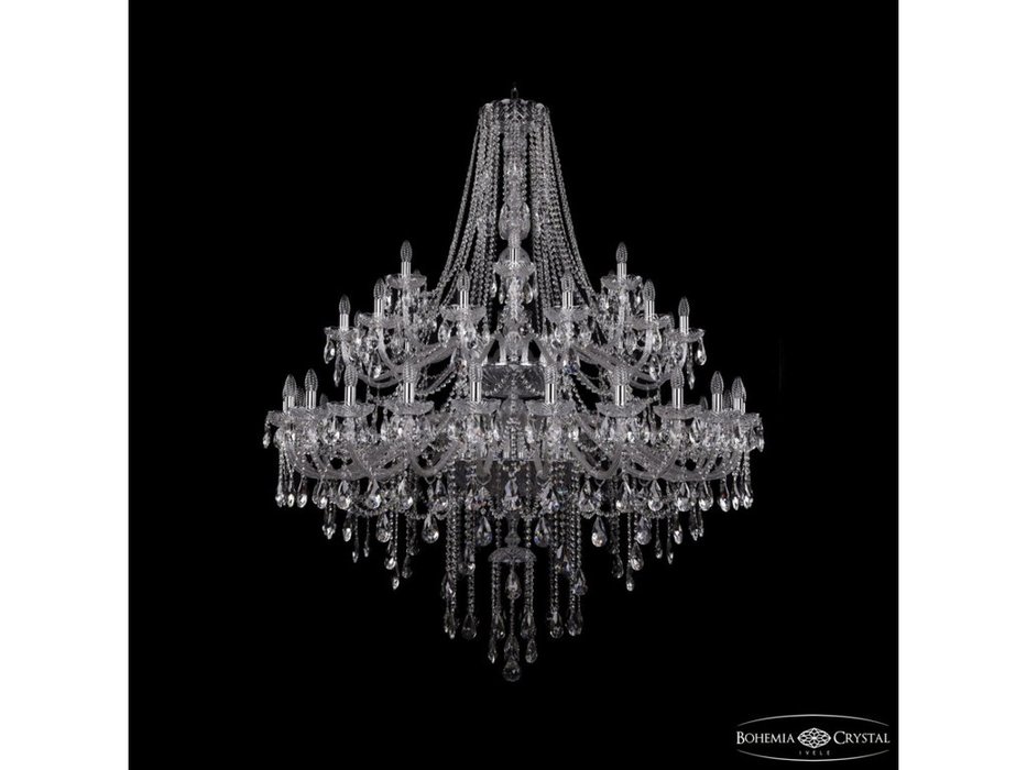 люстра хрустальная Bohemia Ivele Crystal 1415/24+12+6/530/2d Ni (Цвет)