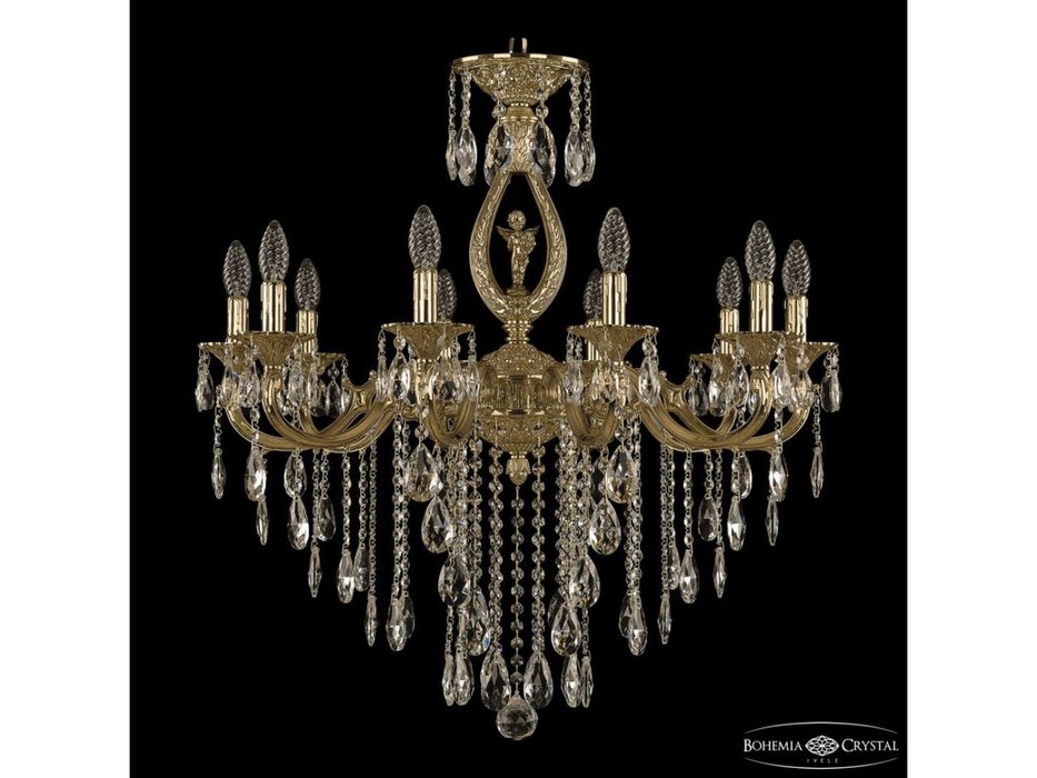 люстра хрустальная Bohemia Ivele Crystal 71401/10/250 B G FA10M (Цвет)