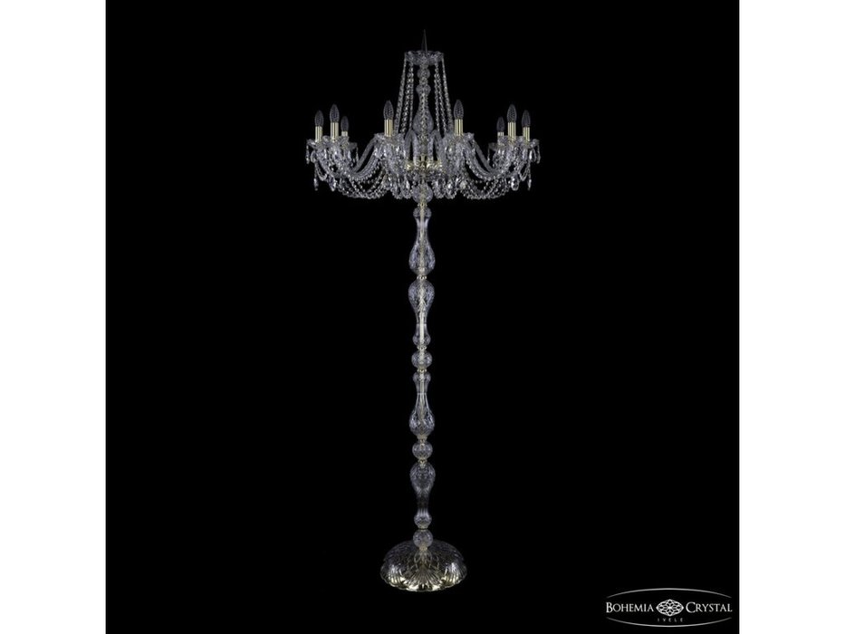 торшер Bohemia Ivele Crystal 1402T1/10/300-210 G (Цвет)
