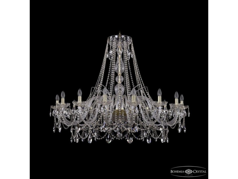 люстра хрустальная Bohemia Ivele Crystal 1411/16/460 G (Цвет)