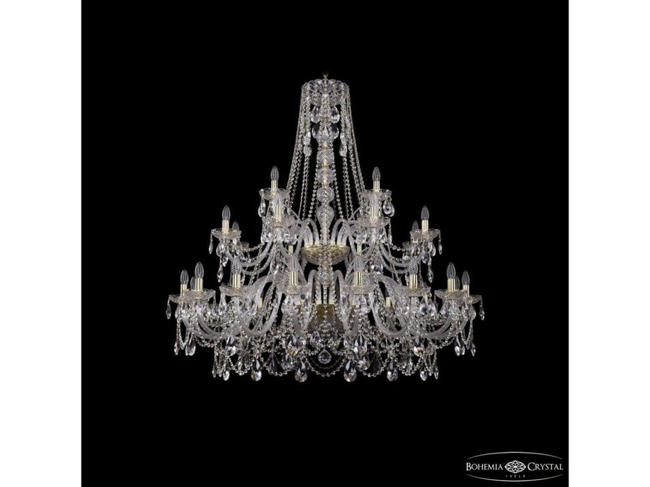 люстра хрустальная Bohemia Ivele Crystal 1411/16+8+4/460/2d G (Цвет)