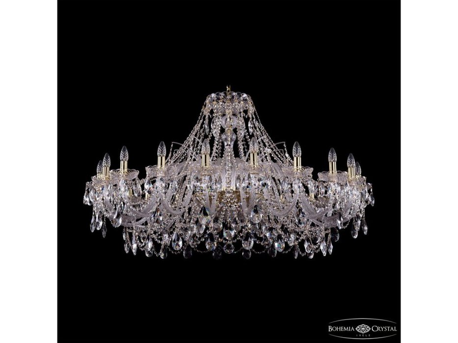 люстра хрустальная Bohemia Ivele Crystal 1411/20/460 G (Цвет)