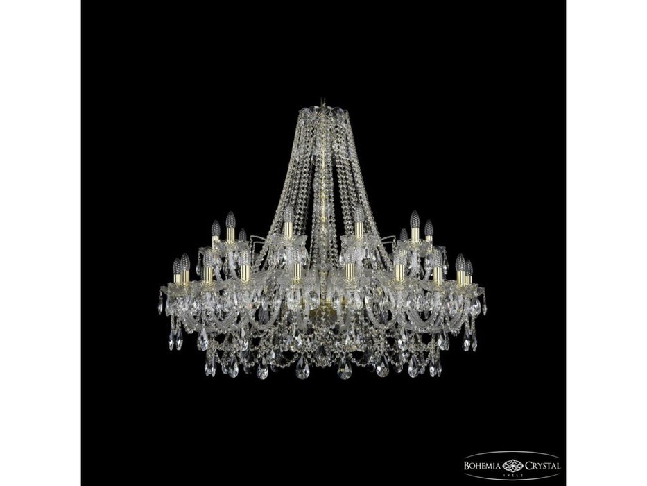 люстра хрустальная Bohemia Ivele Crystal 1411/20+10/400 G (Цвет)