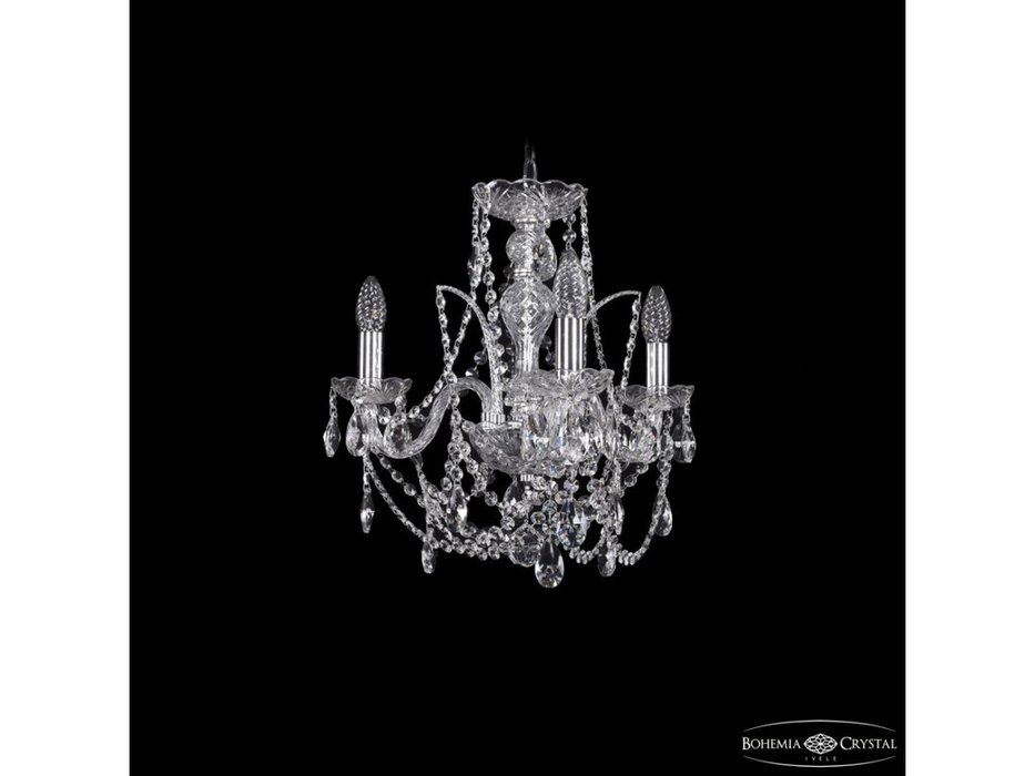 люстра хрустальная Bohemia Ivele Crystal 1411/3/141 Ni (Цвет)