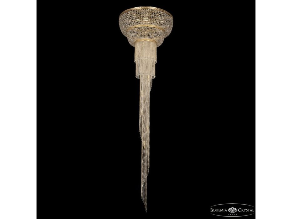 люстра хрустальная Bohemia Ivele Crystal 83231/100IV-350 G спираль (Цвет)
