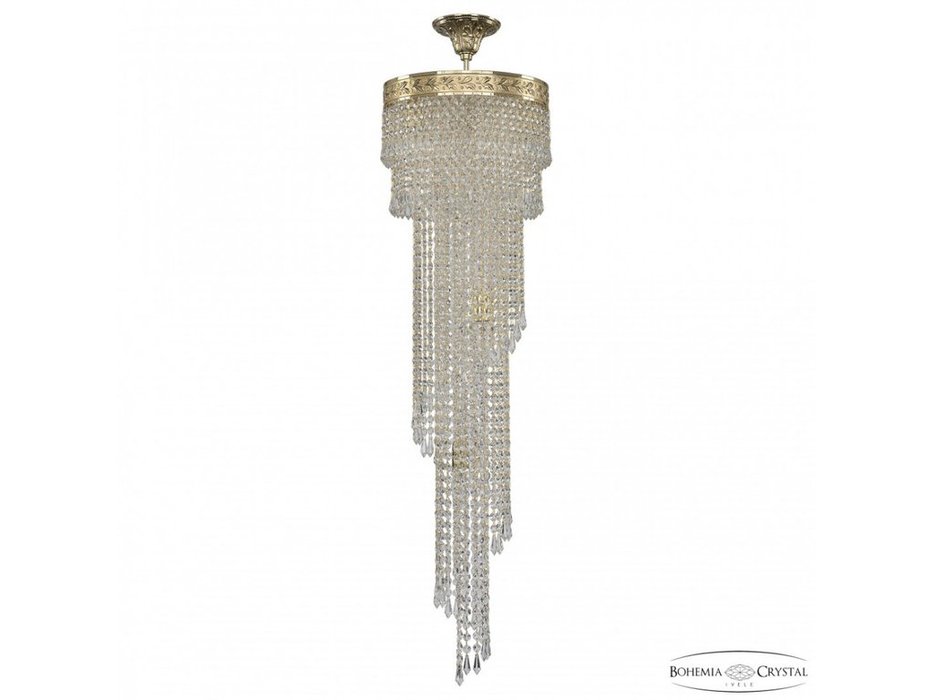 люстра хрустальная Bohemia Ivele Crystal 83111/30IV-100 G спираль (Цвет)