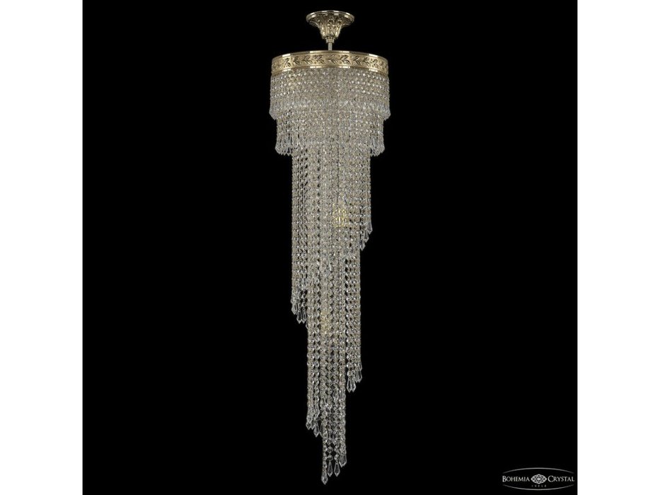 люстра хрустальная Bohemia Ivele Crystal 83111/30IV-100 G спираль (Цвет)